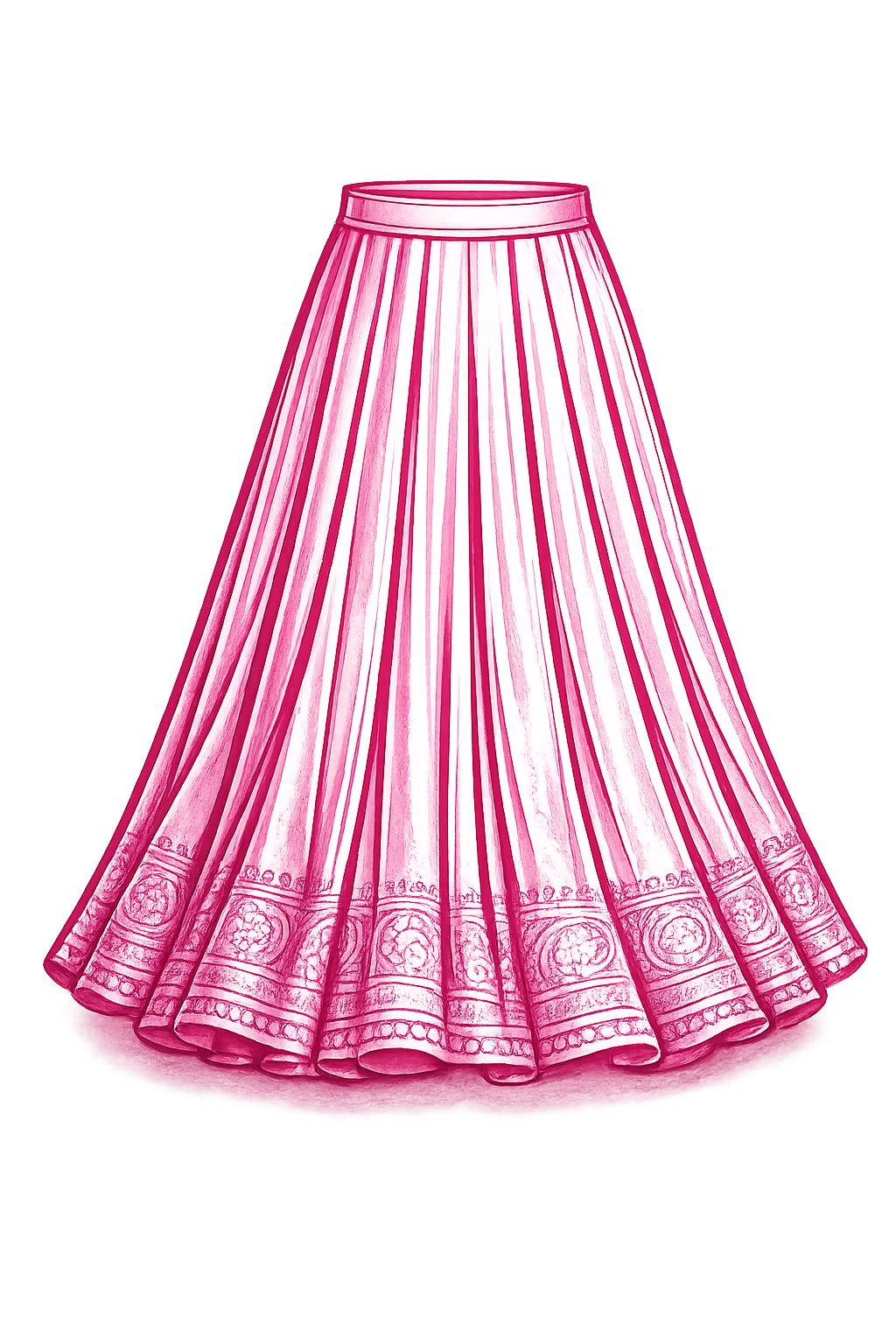 Zari Silk Skirt